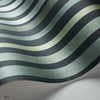 Carousel Stripe behang in Frosty Green van Cole & Son