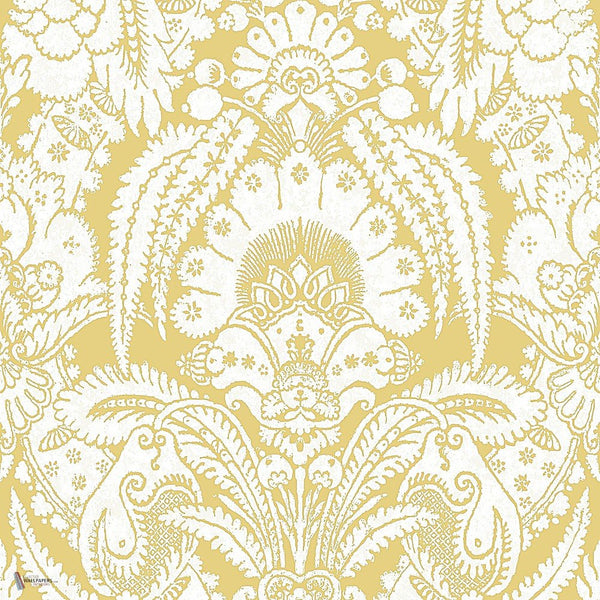 Chatterton Tapete in Chalk on Ochre von Cole & Son