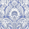 Chatterton Tapete in White on Hyacinth Blue von Cole & Son