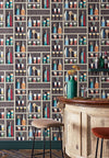 Cocktails behang Cole & Son — interieur