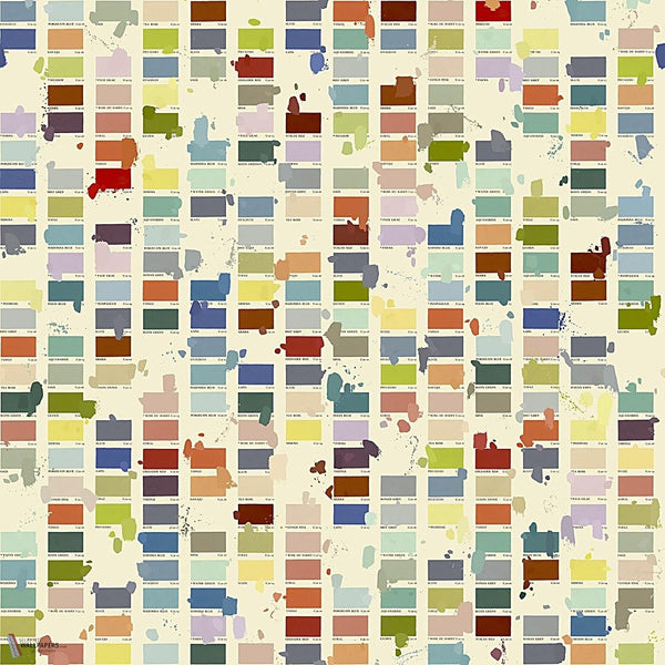 Coles' Colour Card behang in Coles' Palette van Cole & Son