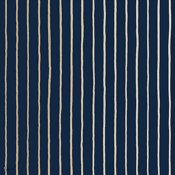 College Stripe behang in Ink van Cole & Son