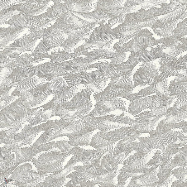 Columbus behang in Soot & Snow van Cole & Son