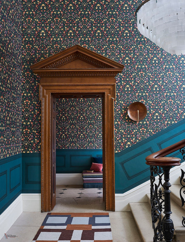 Court Embroidery behang Cole & Son — interieur