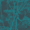 Cow Parsley Icons behang in Petrol & Ink van Cole & Son