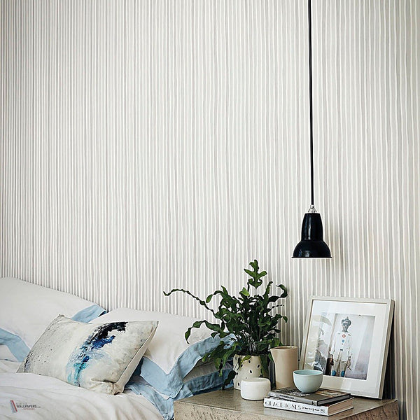 Croquet Stripe behang van Cole & Son — interieur