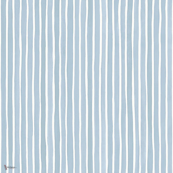 Croquet Stripe behang in Powder Blue van Cole & Son