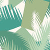 Deco Palm behang in Leaf Greens on Cream van Cole & Son