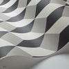 Delano behang in Grey, White & Charcoal van Cole & Son
