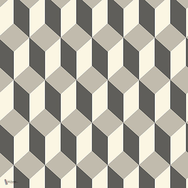 Delano behang in Grey, White & Charcoal van Cole & Son
