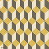 Delano behang in Yellow, White & Soot van Cole & Son