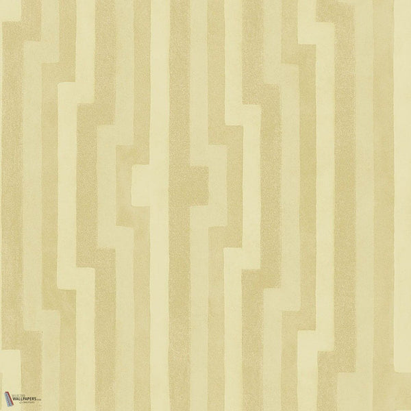 Diamond Maze behang in Naples Yellow van Cole & Son