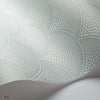 Feather Fan Icons behang in Print Room Blue van Cole & Son
