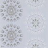 Fioretti behang in Soot & Snow on Powder Blue van Cole & Son