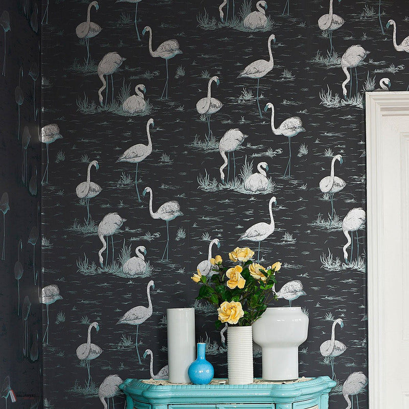 Flamingos Papel Pintado Cole & Son — interior