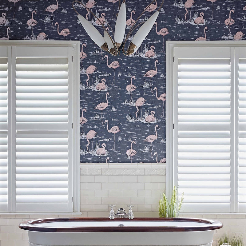 Flamingos Icons Tapete Cole & Son — Interieur