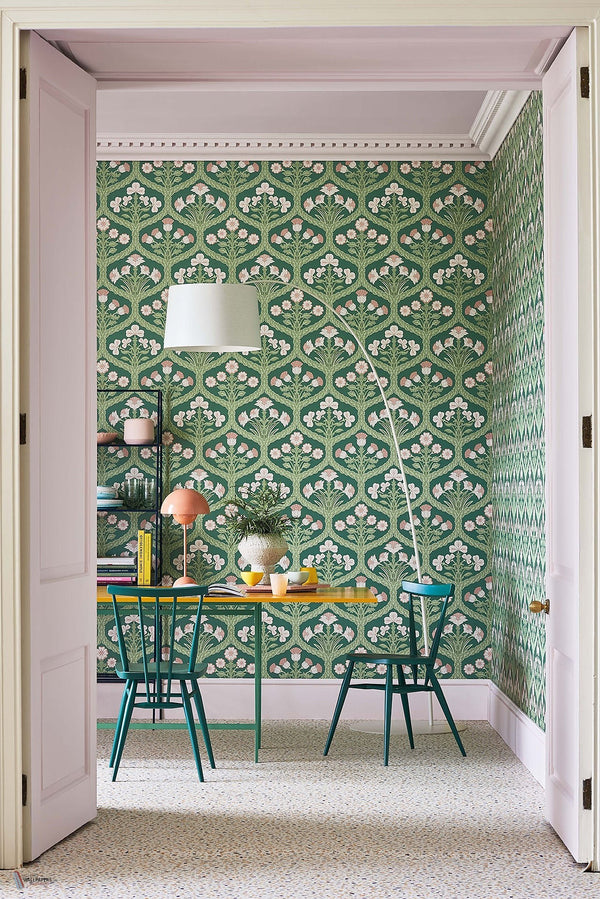 Floral Kingdom behang Cole & Son — interieur