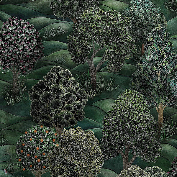 Forest behang in Forest Greens van Cole & Son
