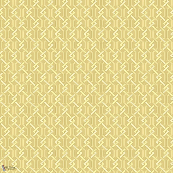 Fretwork Tapete in Marigold & Ochre von Cole & Son