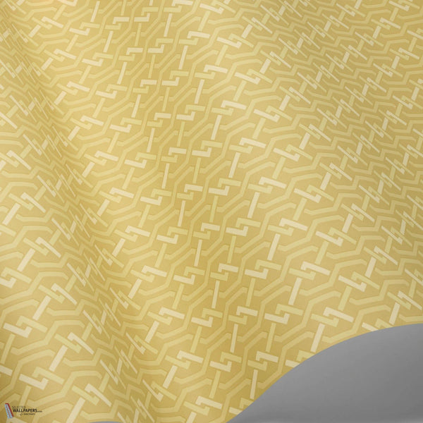 Fretwork Tapete in Marigold & Ochre von Cole & Son