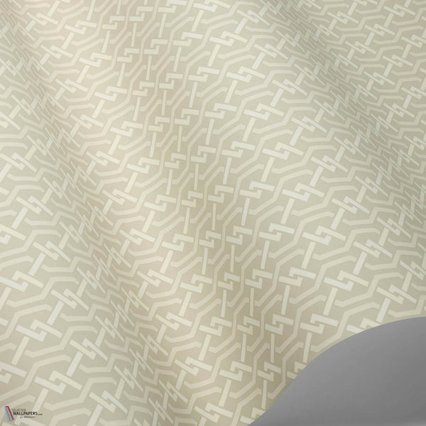 Fretwork behang in Stone & Chalk van Cole & Son