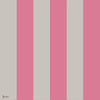 Glastonbury Stripe behang in Fuchsia & Linen van Cole & Son
