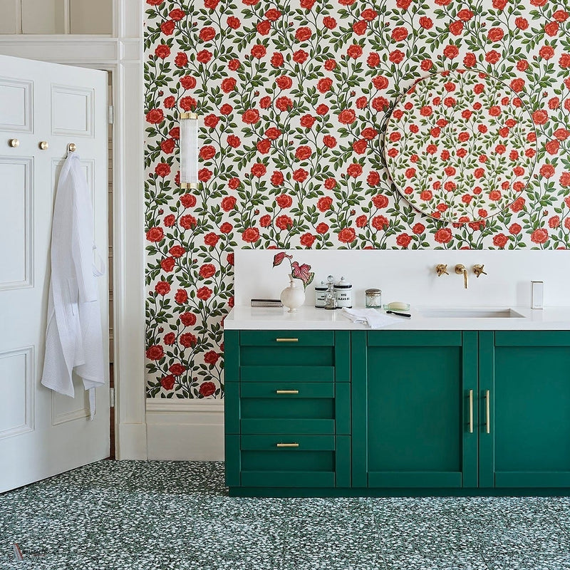 Hampton Roses Tapete Cole & Son — Interieur