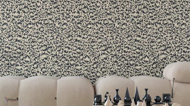 Hand-Painted Leopard wallpaper Cole & Son — interior