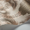 Hollywood Palm behang in Metallic Rose Gold on Shell van Cole & Son