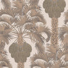 Hollywood Palm behang in Metallic Rose Gold on Shell van Cole & Son