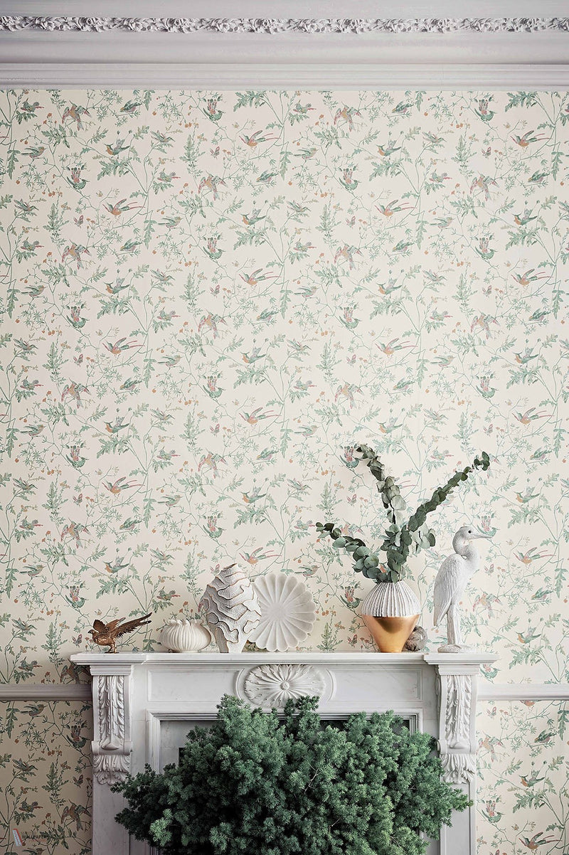 Hummingbirds wallpaper Cole & Son — interior