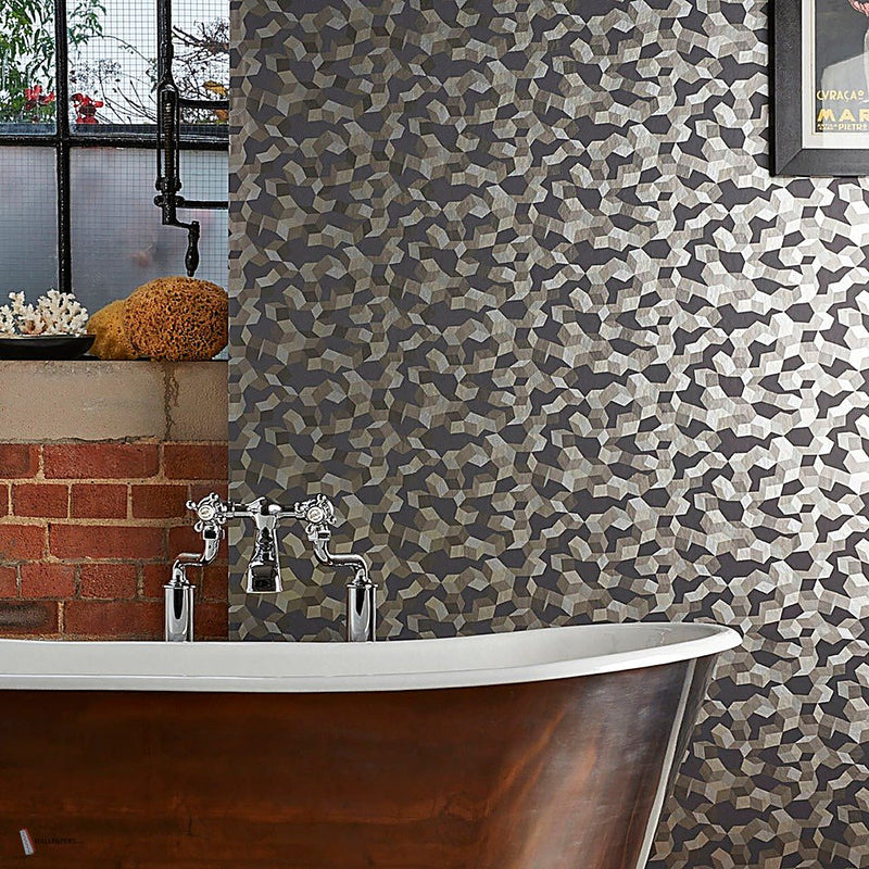 Ingot wallpaper by Cole & Son — interior