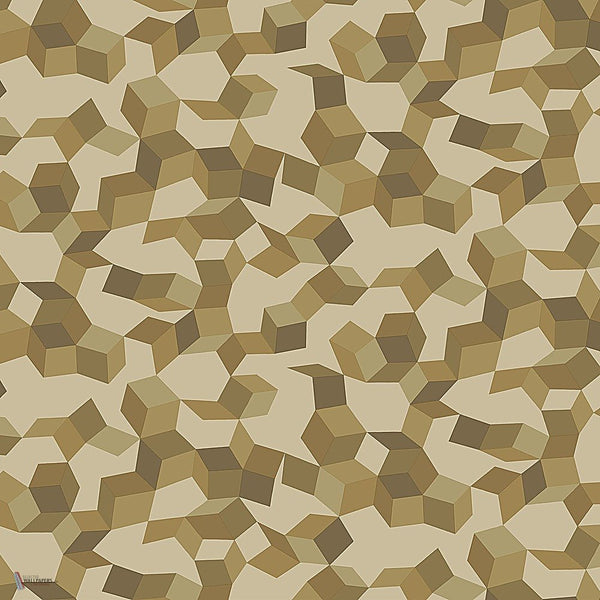 Ingot behang in Metallic Golds on Sand van Cole & Son