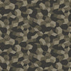 Ingot behang in Metallic Silvers on Charcoal van Cole & Son