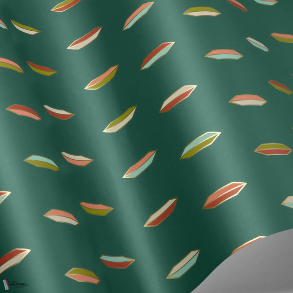 Inlay Tapete in Jewel Multi & Copper on Racing Green von Cole & Son