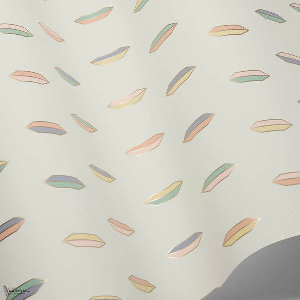 Inlay Tapete in Soft Multi & Gold on Cream von Cole & Son