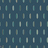Inlay Tapete in Turquoise & Silver on Navy von Cole & Son