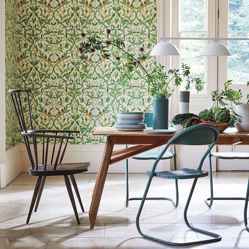 Jasmine & Serin Symphony wallpaper Cole & Son — interior