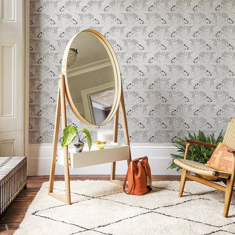 Leopard Walk behang Cole & Son — interieur
