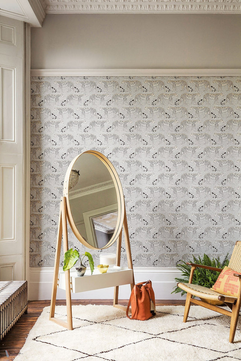 Leopard Walk Papier Peint Cole & Son — intérieur