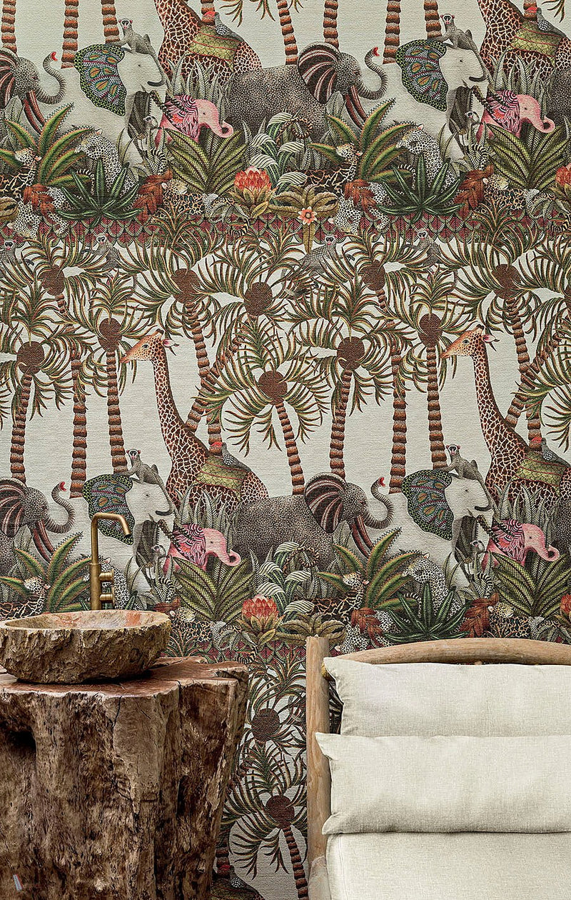 Letaba March Grasscloth Papier Peint Cole & Son — intérieur
