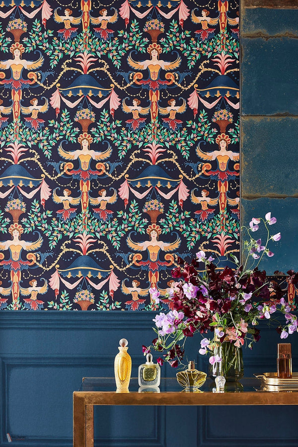 Library Frieze behang Cole & Son — interieur