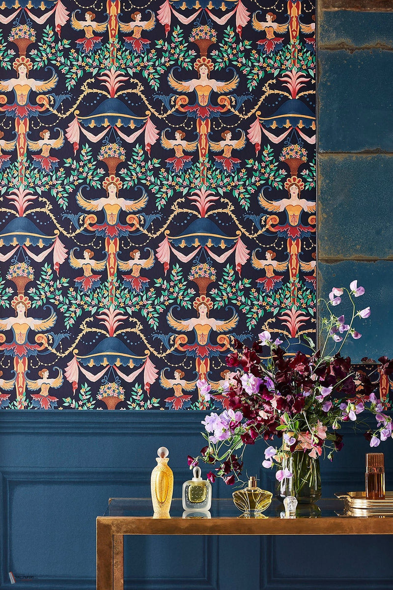 Library Frieze Papier Peint Cole & Son — intérieur