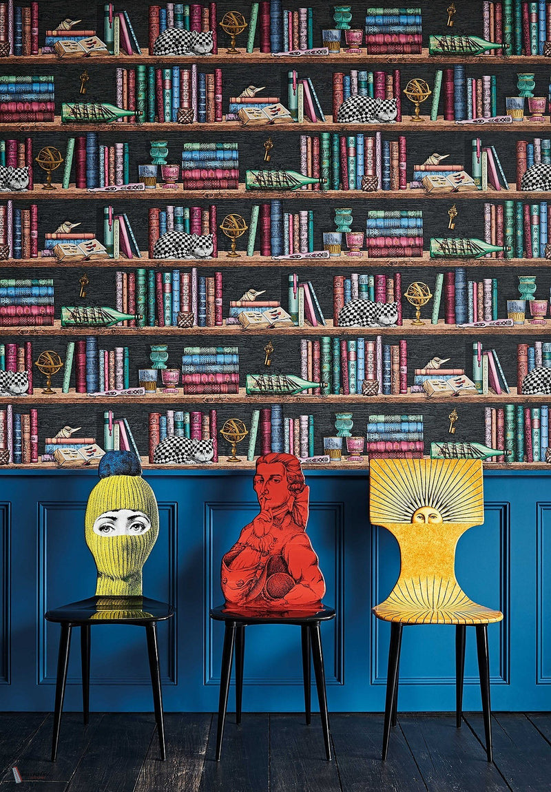Libreria wallpaper Cole & Son — interior