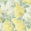 Lilac behang in Lemon & Soft Olive on Sea Foam van Cole & Son