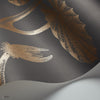 Lily Tapete in Metallic Bronze on Soot von Cole & Son