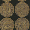 Luna Tapete in Metallic Gold on Charcoal von Cole & Son