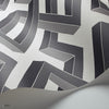 Luxor Tapete in Black on White von Cole & Son