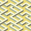 Luxor Tapete in White & Charcoal on Chartreuse von Cole & Son