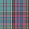 Macandreas Tartan behang in Cyan & Magenta van Cole & Son